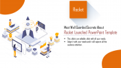 Stunning Rocket Launched PowerPoint Template Designs