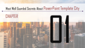Amazing PowerPoint Template City Background-One Node