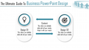 Incredible Business PowerPoint Design With Two Nodes