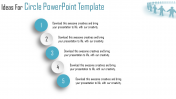 Best Circle PowerPoint Template Slide Designs-Five Node