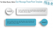 Text Message PowerPoint Template and Google Slides Themes