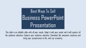 Stunning Business PowerPoint Presentation In Banner Design