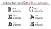 Simple Content PowerPoint Template Presentation Design