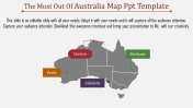 Innovative Australia Map PPT Template Presentation Design