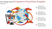 A Four Noded E Commerce PowerPoint Template Presentation