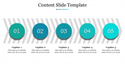 Awesome Content Slide Presentation Template  Design