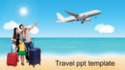 Visual Travel PPT Presentation Template and Google Slides