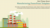 Sublime Manufacturing PowerPoint template presentation