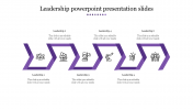 Arrow Design Leadership PowerPoint Presentation Slides