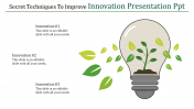A Three Noded Innovation Presentation PPT Template