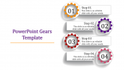 Stinning and Creative PowerPoint Gears Template Slides