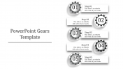 Create a stunning powerpoint gears template presentation
