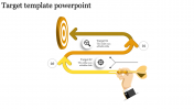 Be Ready To Use target template powerpoint presentation