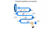 awesome target template powerpoint for presentation