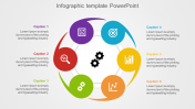 Astounding Infographic Template PowerPoint with Six Nodes