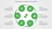 Amazing Infographic Template Presentation with Six Nodes