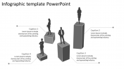 Astounding Infographic Template PowerPoint with Four Nodes