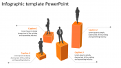 Magnificent Infographic Template PowerPoint with Four Nodes