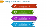Astounding Money PowerPoint Template with Four Nodes