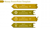 Astounding Money PowerPoint Template with Four Nodes