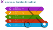 Engaging Infographic Template Presentation with Five Node