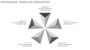 Best Infographic Template PowerPoint In Grey Color