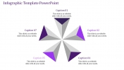 Creative Infographic Template PowerPoint In Purple Color