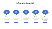 Infographic PowerPoint And Google Slides With 5 Nodes