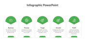 Infographic PPT And Google Slides Template With Five Nodes