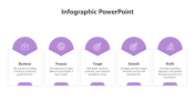 Infographic PPT And Google Slides Template With Purple Color