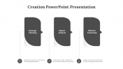 Creation PPT Template And Google Slides With Gray Color