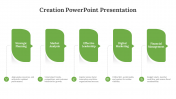 Creation PPT Template And Google Slides With Green Color