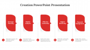 A Red Color Theme Creation PowerPoint And Google Slides