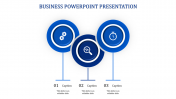 Amazing Business PowerPoint With Circle Model Slide