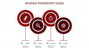 Fantastic Business PowerPoint Template with Four Nodes