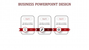Stunning Business PowerPoint Presentation With Red Color
