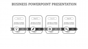 Amazing Business PowerPoint Presentation on Four Nodes