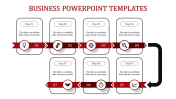Astounding Business PowerPoint Presentation on Seven Nodes