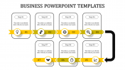 Attractive Business PowerPoint Presentation In Yellow Color