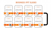 Magnificent Business PowerPoint Presentation on Eight Nodes
