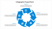 Innovative Infographic PowerPoint With Arrow Slide Model