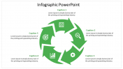 Creative Infographic PowerPoint With Five Nodes Slide