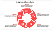 Awesome Infographic PowerPoint With Five Nodes Slide