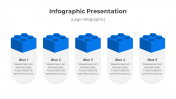 Infographic PPT Template And Google Slides With Five Option