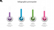 Multicolor Infographic PPT Template With Four Nodes