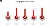 Attractive Infographic PPT And Google Slides With Red Color