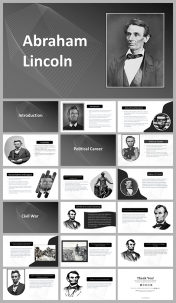 Abraham Lincoln PowerPoint and Google Slides Themes