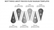 Attractive Business Process Flow Diagram Templates-Six Node