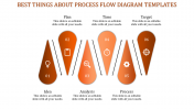 Stunning Business Process Flow Diagram Templates-Six Node