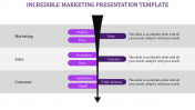 Use Marketing Presentation Template With Purple Color